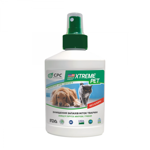 Xtreme Pet. Средство для очистки, удаления запахов и меток животных 0,250л